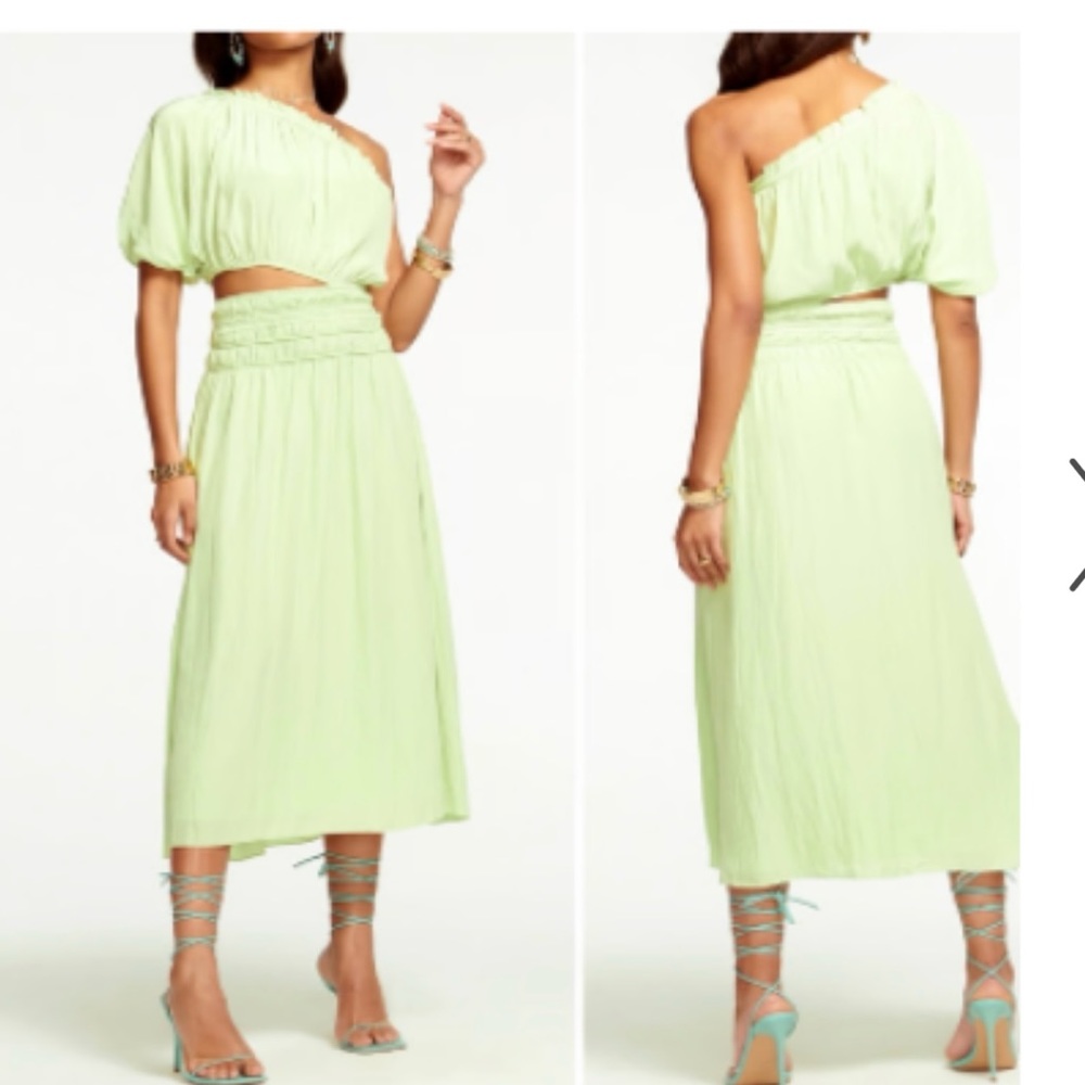Ramy Brook one shoulder Dina midi dress XS